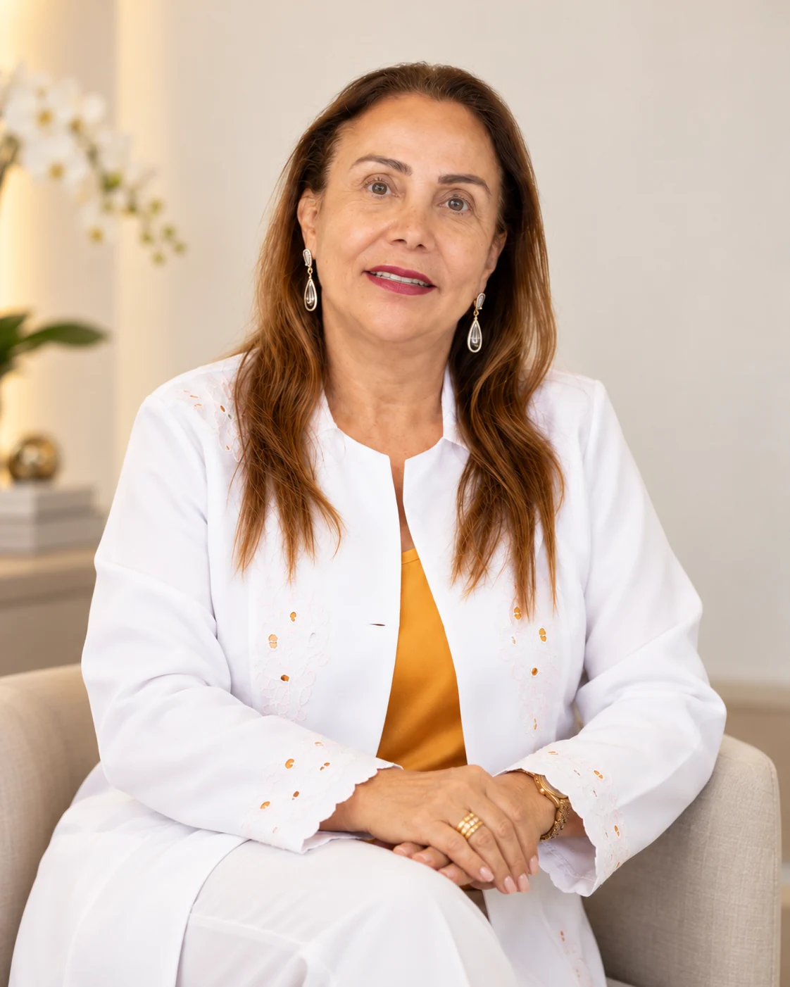 Retrato editorial de Elizabete Fonseca.